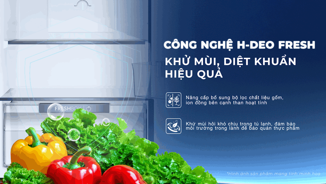 công nghệ Deo Fresh ion bạc khủ mùi , diệt khuẩn hiệu quả 